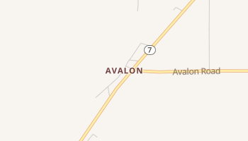 Avalon, Mississippi map