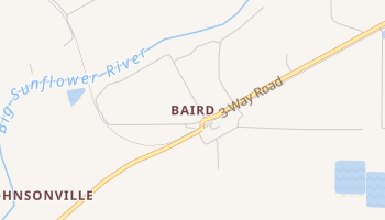 Baird, Mississippi map