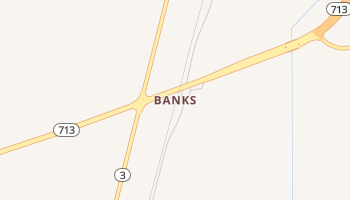 Banks, Mississippi map