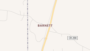 Barnett, Mississippi map