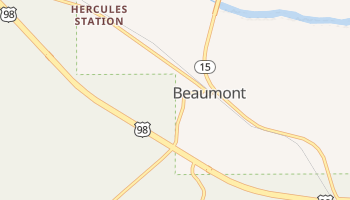 Beaumont, Mississippi map
