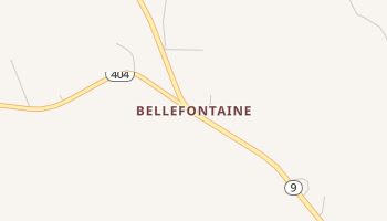 Bellefontaine, Mississippi map