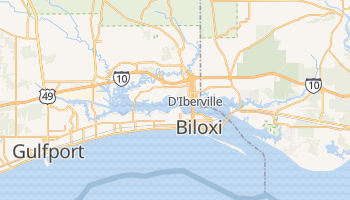 Biloxi, Mississippi map