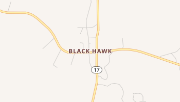 Black Hawk, Mississippi map