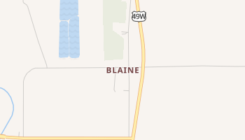 Blaine, Mississippi map