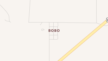 Bobo, Mississippi map