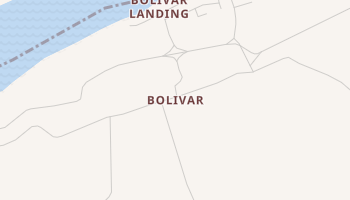 Bolivar, Mississippi map