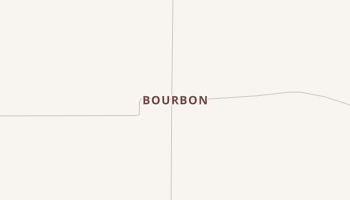Bourbon, Mississippi map