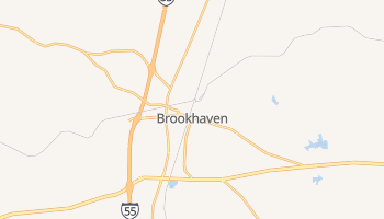 Brookhaven, Mississippi map