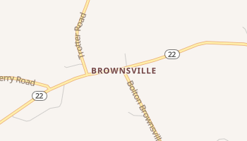 Brownsville, Mississippi map