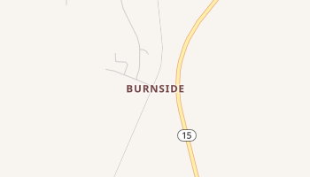 Burnside, Mississippi map
