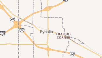 Byhalia, Mississippi map
