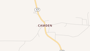Camden, Mississippi map