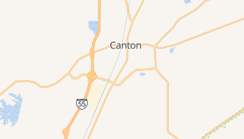 Canton, Mississippi map