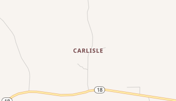 Carlisle, Mississippi map