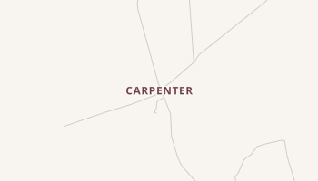 Carpenter, Mississippi map