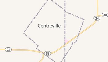 Centreville, Mississippi map