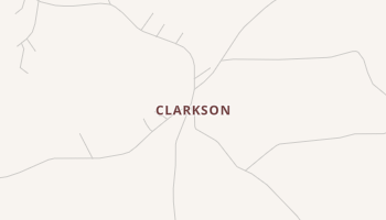 Clarkson, Mississippi map