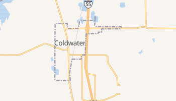 Coldwater, Mississippi map