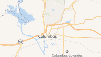 Columbus, Mississippi map