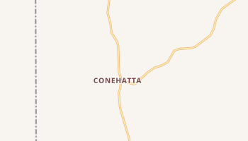 Conehatta, Mississippi map