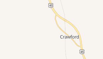 Crawford, Mississippi map
