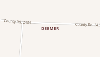 Deemer, Mississippi map
