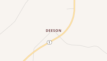 Deeson, Mississippi map