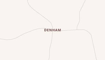 Denham, Mississippi map