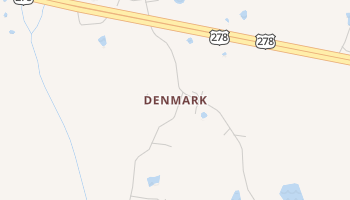 Denmark, Mississippi map