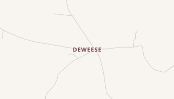 DeWeese, Mississippi map
