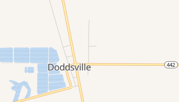 Doddsville, Mississippi map