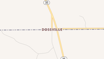 Dossville, Mississippi map