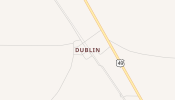Dublin, Mississippi map