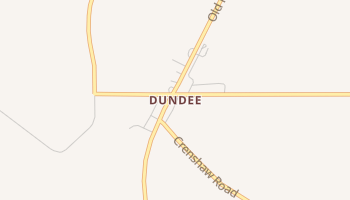 Dundee, Mississippi map
