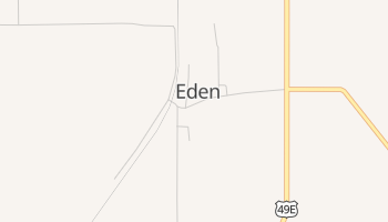 Eden, Mississippi map