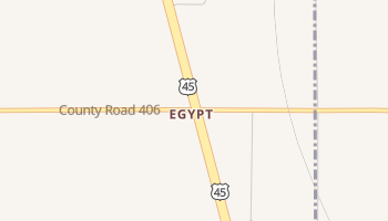 Egypt, Mississippi map