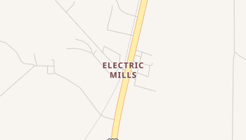 Electric Mills, Mississippi map