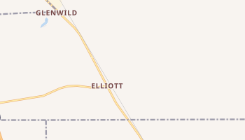 Elliott, Mississippi map