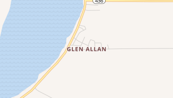 Glen Allan, Mississippi map
