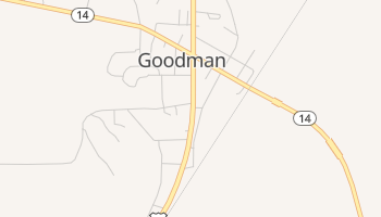 Goodman, Mississippi map