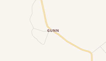 Gunn, Mississippi map