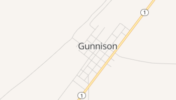 Gunnison, Mississippi map