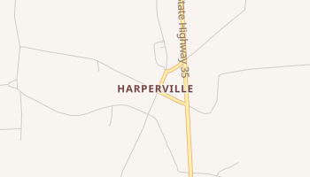 Harperville, Mississippi map
