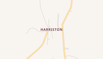 Harriston, Mississippi map