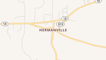 Hermanville, Mississippi map
