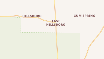 Hillsboro, Mississippi map