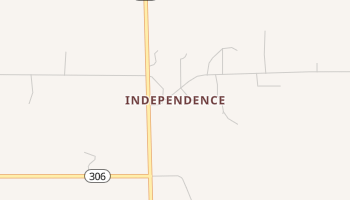 Independence, Mississippi map
