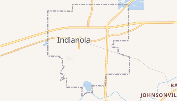 Indianola, Mississippi map