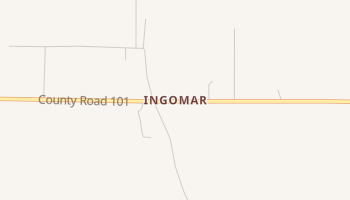 Ingomar, Mississippi map